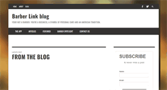 Desktop Screenshot of barberlinkblog.com